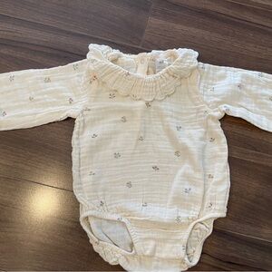 H&M Organic Cotton Baby Girl Romper – 6–9M